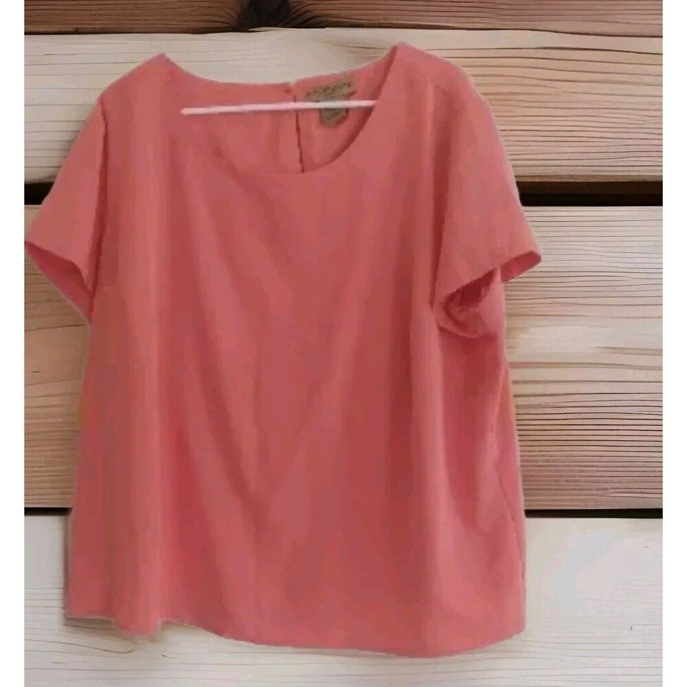 Notations Clothing Co. Women’s Peach Color  Blouse Size 2x Work Travel Fall